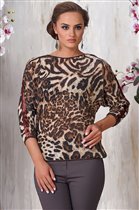 Блуза 104-4. Леопард