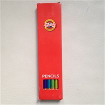 Простые карандаши в упаковке