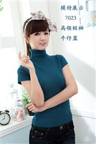 водолазка с коротким рукавом