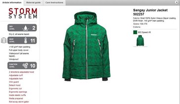 Куртка б/у 130 см  Дид*рик  STORM SYSTEM  900 руб.