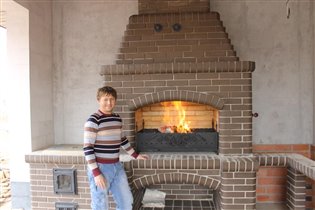 барбекю из кирпича Lode