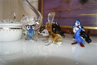Стеклянные фигурки