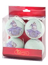 57699  Шары d60мм 4шт BT-601420F заснеженные  шт. 