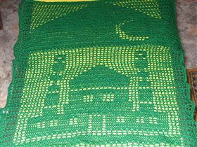 Мечеть. Mosque (fillet knitting)