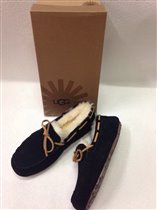 МАКАСЫ женские черные с бантиком