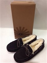 МАКАСЫ мужские коричневые замша+бантик