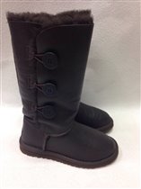 ВЫСОКИЕ ТРИ ПУГОВИЦЫ-коричневые