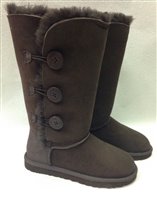 ВЫСОКИЕ ТРИ ПУГОВИЦЫ-коричневые