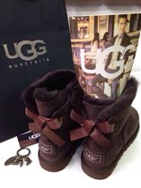 БАНТИК сваровски-коричневые