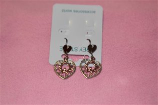 Новые серьги-сердечки