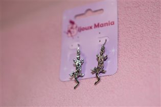 Новые серьги-ящерицы