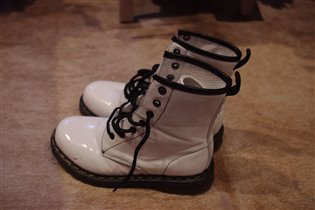 белые ботинки лак Германия-33 размер-600