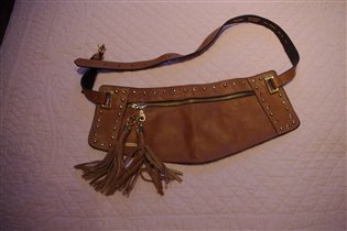 Сальса кожа сумочка на пояс -1100