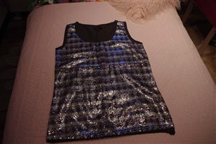 итальянская кофточка с черепами-М-800