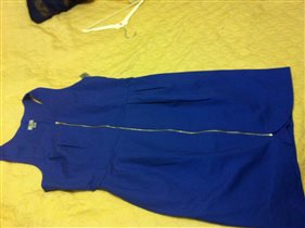 Синее платье футляр  'Worthington' 12 размер-3500 