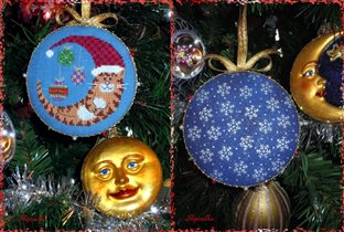 Stitchy Kitty - Christmas Kitty Moon