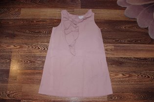 майораль пудровое платье -128-1200