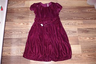 майораль винного цвета крутое платье-128-1200