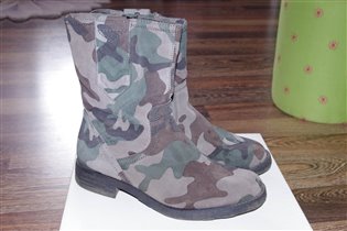 камуфляжные полусапожки на шерсти-37-900