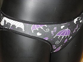 42005 ЧЕРНЫЙ и РОЗОВЫЙ с рисунком