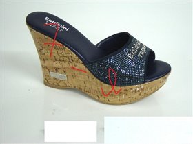 шлепки бал-ни 38.5 размера 50 е