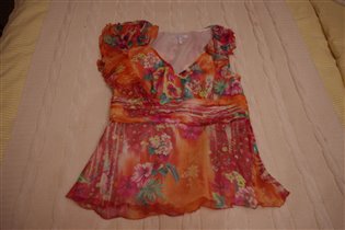 100%шелк блузка-аппарт-44/46-700