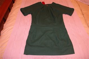 платье шерсть испания-46- с карманами-1700