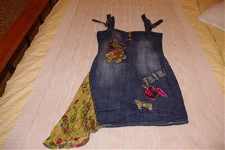 супер сарафан мотор джинс-М-800