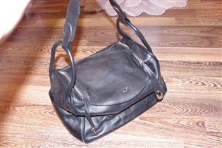 Эрмес лягушка черная кожа-700