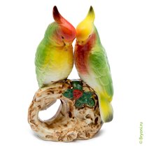 B1554a Влюбленные попугаи