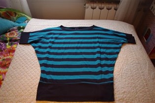 майка в полоску -44-400