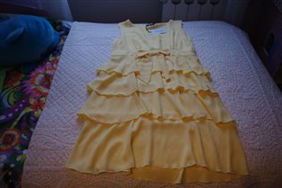 платье денни роуз желтое-л-1600