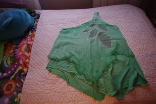 Сальса майка ментоловая н аодно плечо-М-700