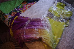 платье в пол шелк Франция невероятное-44-6000