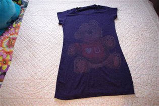 мягчайшая маечка с мишкой-44-400