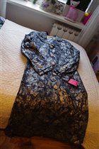 Крутой льняной плащ Дания-38-1300