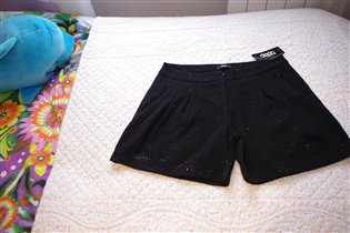 черные шорты со сваровски-С,М-800