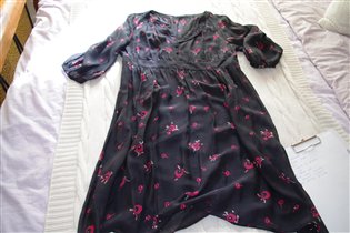 Caramello-100% шелковое платье -44-2000