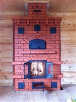 каминопечь с хлебной камерой