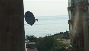 Вид с балкона на пляж