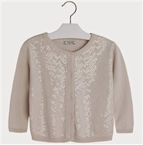красивый кардиганчик бежевый майораль-152-1200