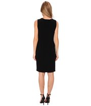 Anne Klein Jersey Mesh Applique Sheath Dress