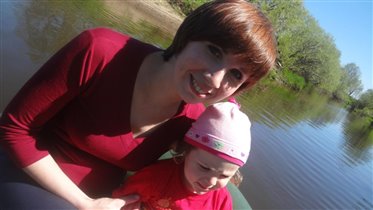 Мы на лодочке катались