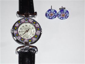 Часы+пусеты. цена всего 1800р.