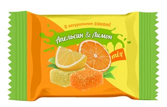Мармелад Микс вкусов 'Сладбери' лимон-апельсин