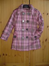 Утепленное пальто р.110-116 Германия  1200р