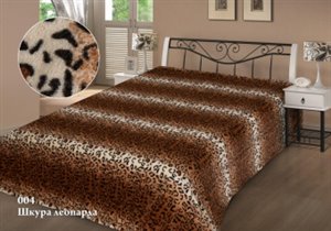 55038  Покрывало Роскошь Шкура леопарда 180х215см,