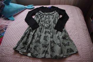 Мим Пи платье с бабочками-128-1200