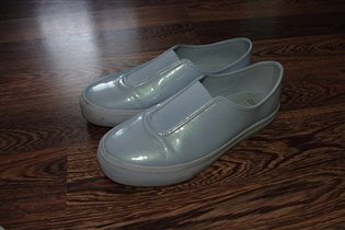 слиперы нежно небесного цвета-38-600