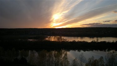 В Сибири солнце самое красивое